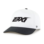 Men's '47 White/Black 23XI Racing NASCAR Two-Tone Team Adjustable Hitch Hat