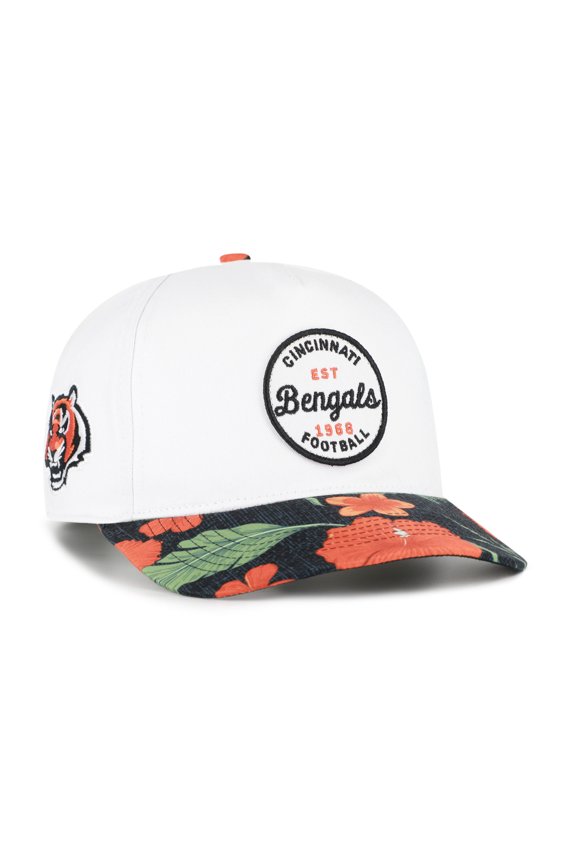 Men's '47 White/Black Cincinnati Bengals Beach Side Hitch Adjustable Hat