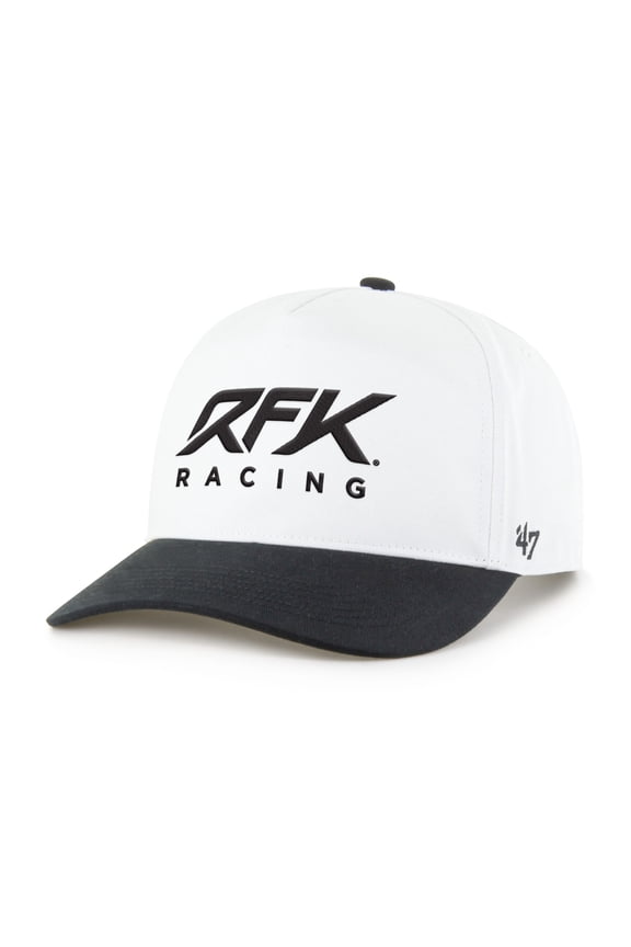 Men's '47 White/Black Roush Fenway Keselowski Racing NASCAR Two-Tone Team Adjustable Hitch Hat
