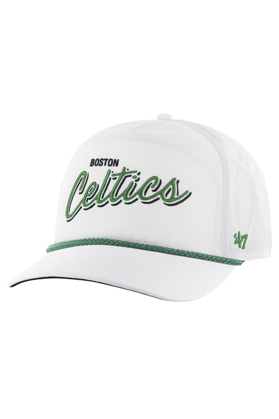 Men's '47 White Boston Celtics Fairway Hitch brrr Adjustable Hat