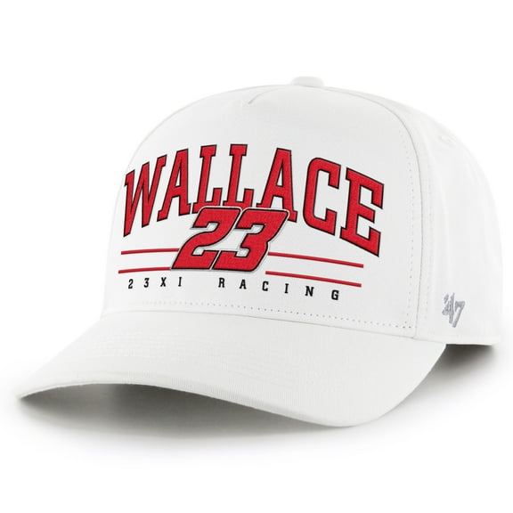 Men's '47 White Bubba Wallace Roscoe Hitch Adjustable Hat
