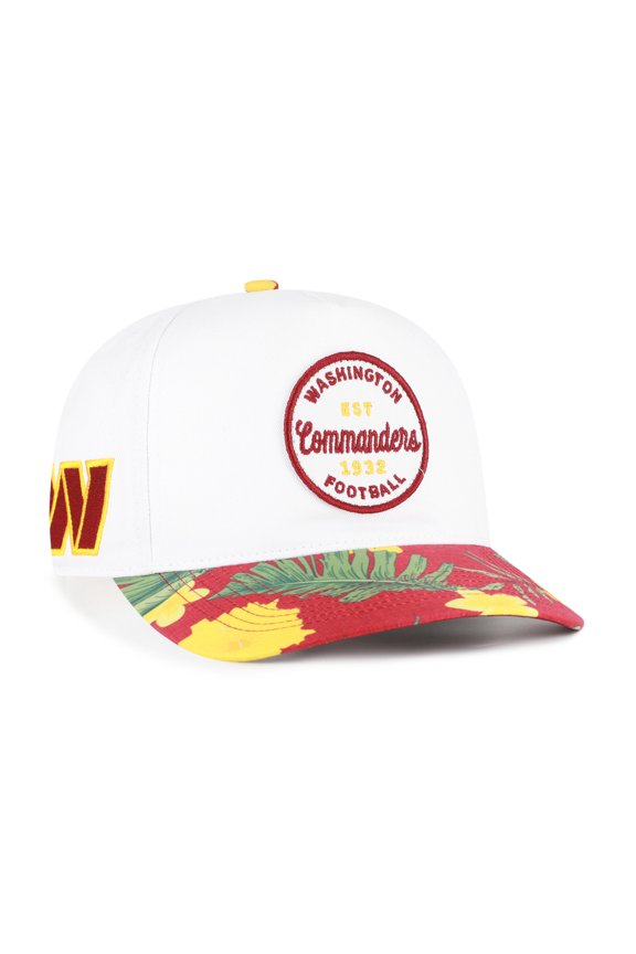 Men's '47 White/Burgundy Washington Commanders Beach Side Hitch Adjustable Hat