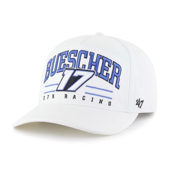 Men's '47  White Chris Buescher  Roscoe Hitch Adjustable Hat