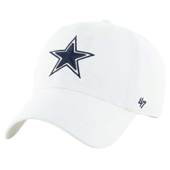 Men's '47 White Dallas Cowboys Clean Up Primary Adjustable Hat