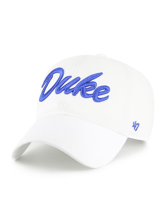 Unisex '47 Duke Blue Devils White Clean Up Adjustable Hat