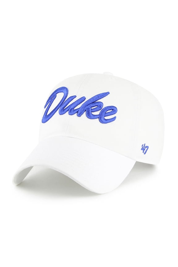 Men's '47 White Duke Blue Devils Clean Up Adjustable Hat