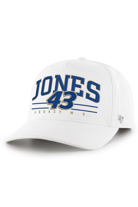 Men's '47 White Erik Jones Roscoe Hitch Adjustable Hat