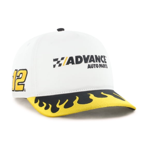 Men's '47 White/Gold Ryan Blaney Flame Hitch Adjustable Hat