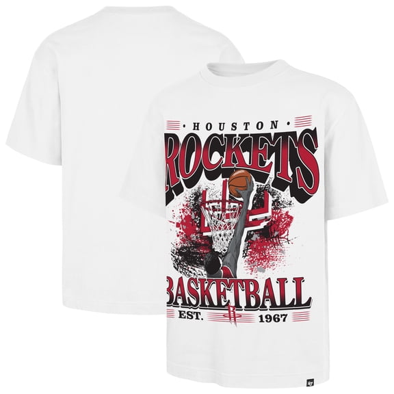 Men's '47 White Houston Rockets Regional Foundation T-Shirt