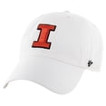 thumbnail image 1 of Men's '47 White Illinois Fighting Illini Clean Up Adjustable Hat, 1 of 2