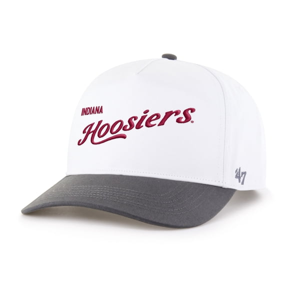 Men's '47  White Indiana Hoosiers Two-Tone Hitch Adjustable Hat