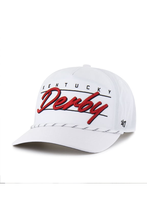 Men's '47 White Kentucky Derby Condor Rope Hitch Adjustable Hat