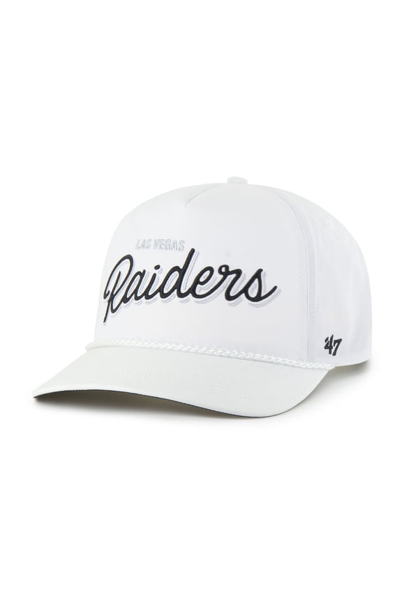 Men's '47 White Las Vegas Raiders Brrr Fairway Hitch Adjustable Hat