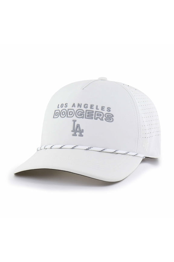 Men's '47 White Los Angeles Dodgers Forward Vault Hitch Adjustable Hat