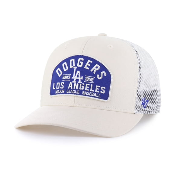 Men's '47 Cream Los Angeles Dodgers Leland Adjustable Trucker Hat
