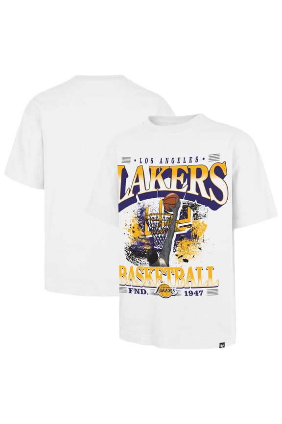 Men's '47 White Los Angeles Lakers Regional Foundation T-Shirt