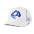 thumbnail image 1 of Men's '47 White Los Angeles Rams Snowball Trophy Stretch Fit Hat, 1 of 3