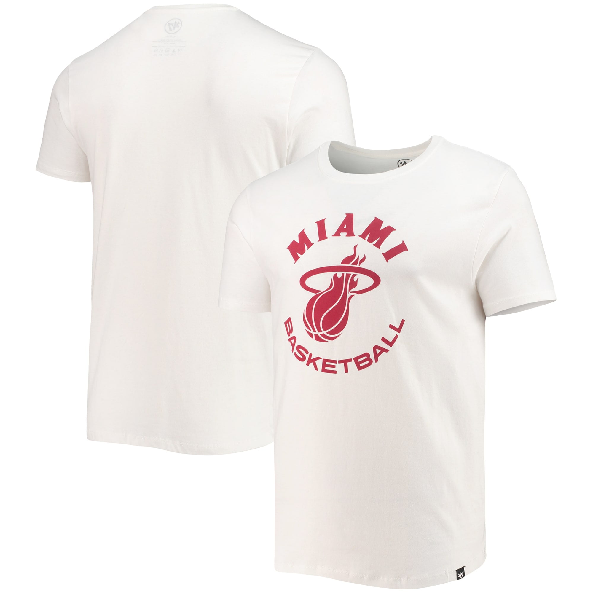 T-Shirt New Era Back Body Water Print NBA Miami Heat - Black - men