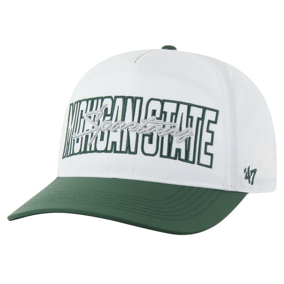 Men's '47 White Michigan State Spartans Lineman Hitch brrr- Adjustable Hat