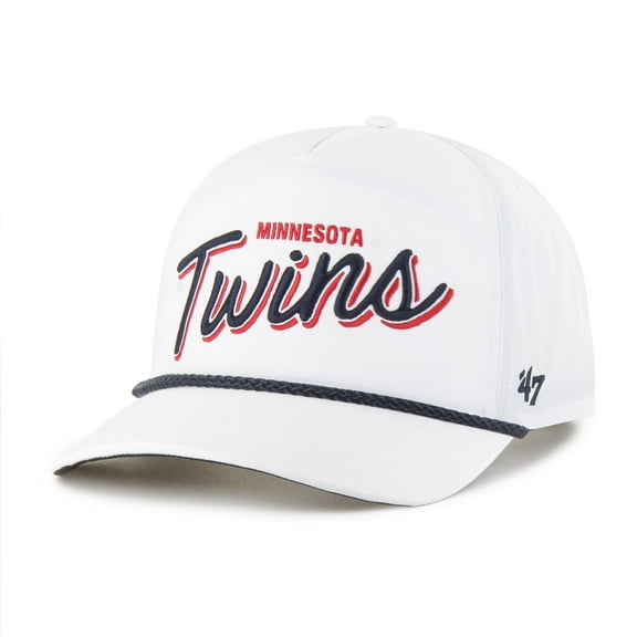 Men's '47 White Minnesota Twins Brrr Fairway Hitch Adjustable Hat
