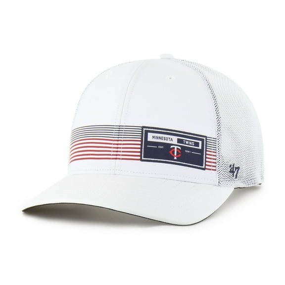 Men's '47 White Minnesota Twins Rangefinder brrr Trucker Adjustable Hat