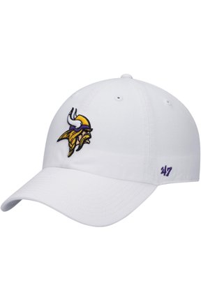 Men's '47 White Minnesota Vikings Logo Clean Up Adjustable Hat