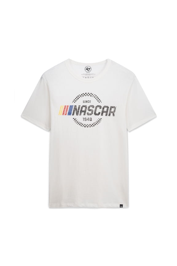 Men's '47 White NASCAR Logo Franklin T-Shirt