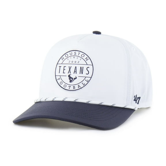 Men's '47 White/Navy Houston Texans Suburbia Hitch Two-Tone Adjustable Hat