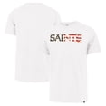 thumbnail image 1 of Men's '47 White New Orleans Saints Flag Script Franklin T-Shirt, 1 of 3