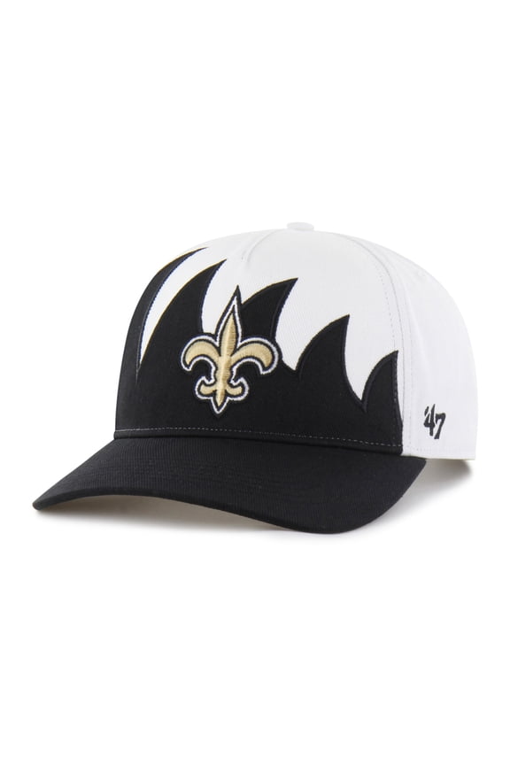 Men's '47 White New Orleans Saints Jagged Hitch Adjustable Hat