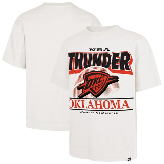 Men's-'47  White Oklahoma City Thunder City Edition Shifty Foundation T-Shirt