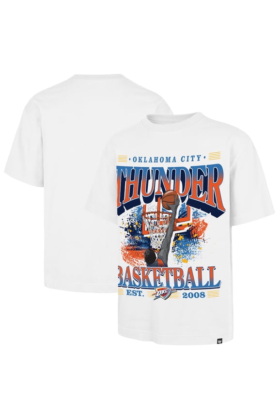 Men's '47 White Oklahoma City Thunder Regional Foundation T-Shirt