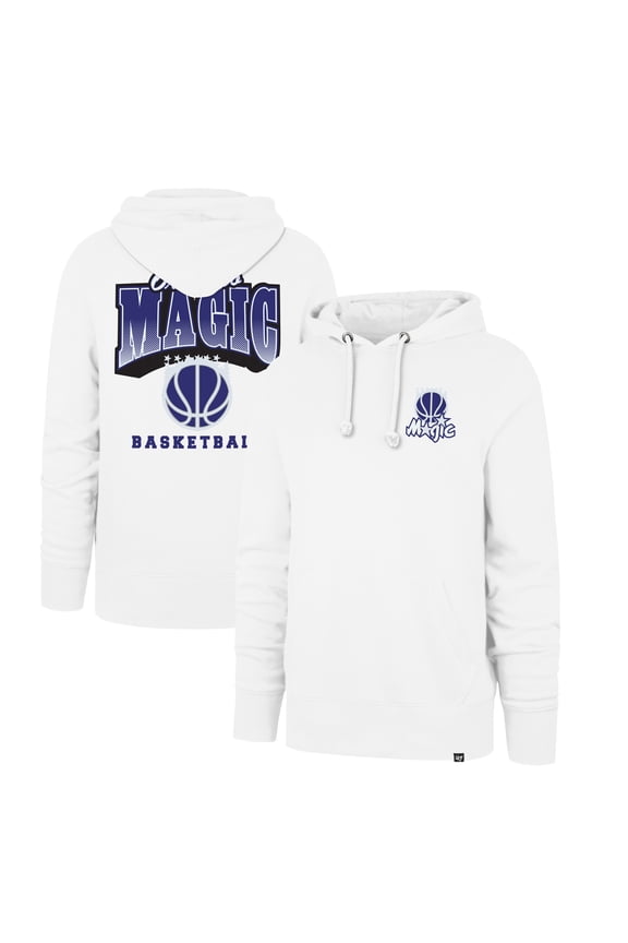 Men's '47 White Orlando Magic 2025/26 City Edition Jab Step Headline Hoodie