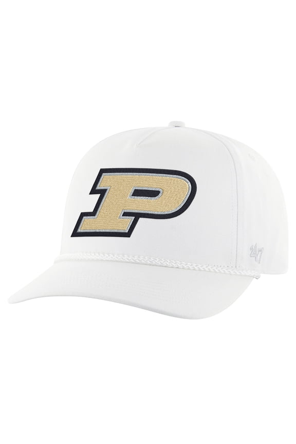 Men's '47 White Purdue Boilermakers Rope Hitch Adjustable Hat