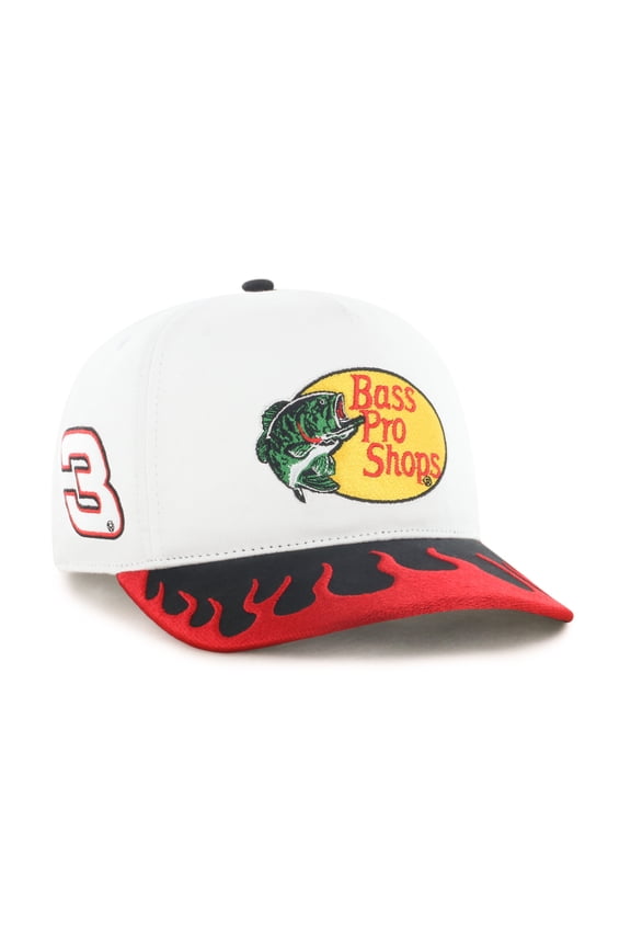 Men's '47  White/Red Austin Dillon Flame Hitch Adjustable Hat