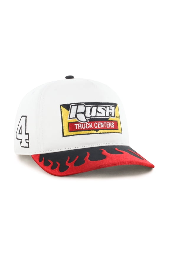 Men's '47 White/Red Noah Gragson Flame Hitch Adjustable Hat