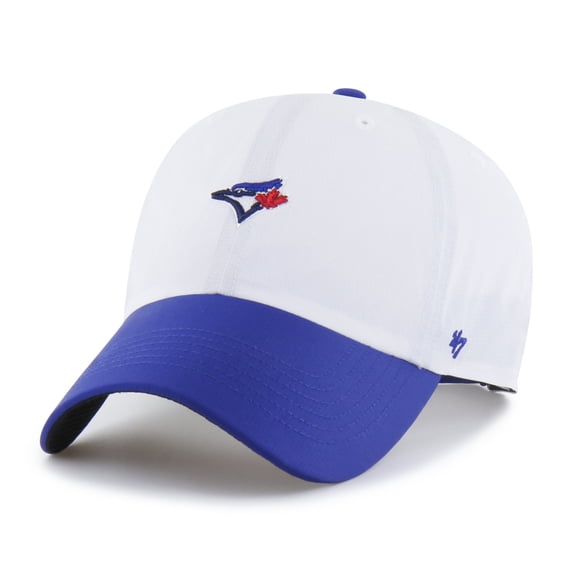 Men's '47 White/Royal Toronto Blue Jays Vista Mini Clean Up brrr- Adjustable Hat