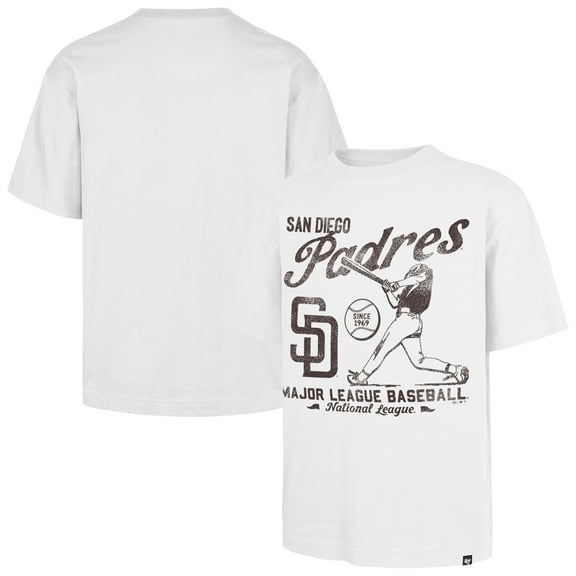 Men's '47 White San Diego Padres Regional Batter Foundation T-Shirt