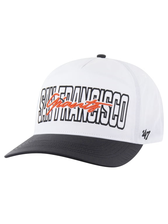 Men's '47 White San Francisco Giants Lineman Hitch Adjustable Hat