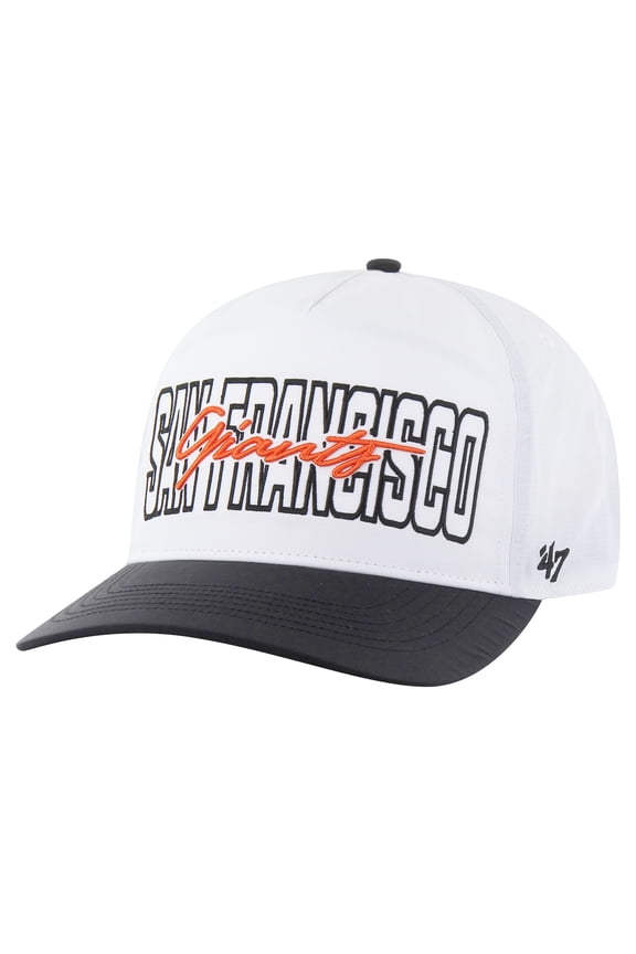 Men's '47 White San Francisco Giants Lineman Hitch Adjustable Hat