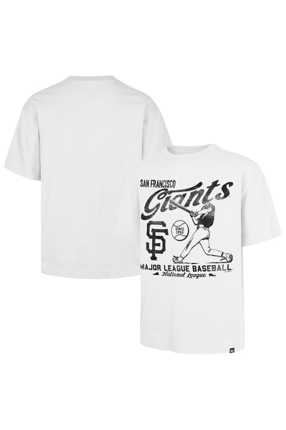 Men's '47 White San Francisco Giants Regional Batter Foundation T-Shirt