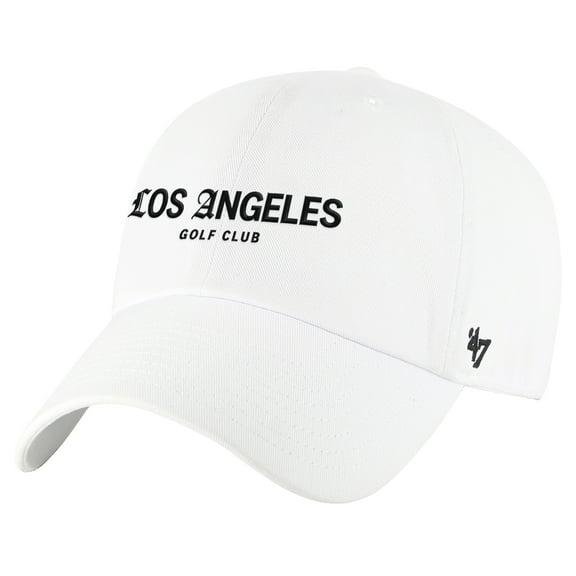 Men's '47 White TGL Los Angeles Golf Club Script Clean Up Adjustable Hat