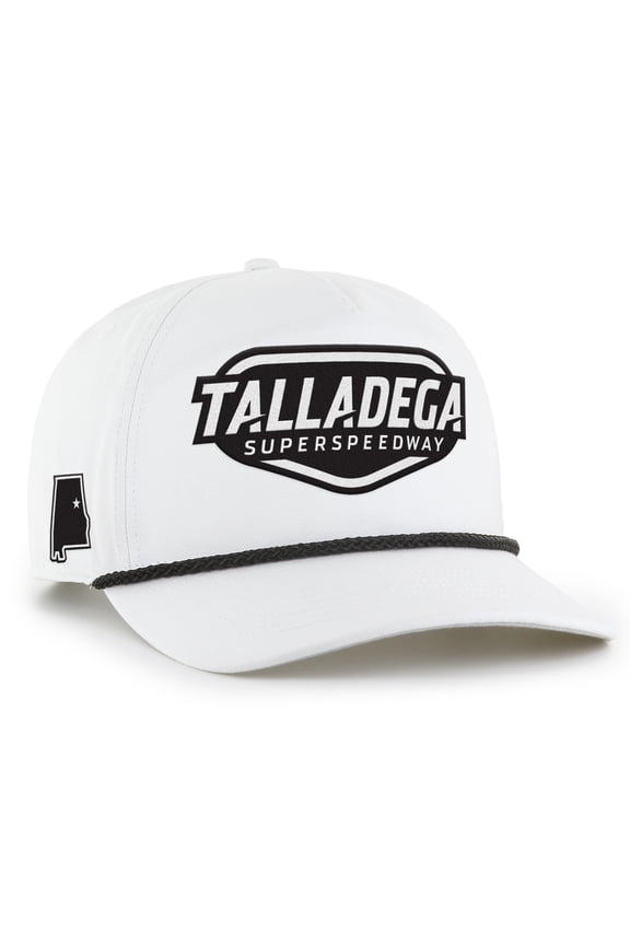 Men's '47 White Talladega Superspeedway Hitch Rope Adjustable Hat