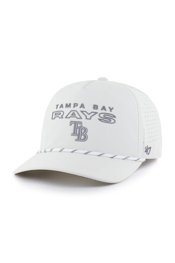 Men's '47 White Tampa Bay Rays Forward Vault Hitch Adjustable Hat