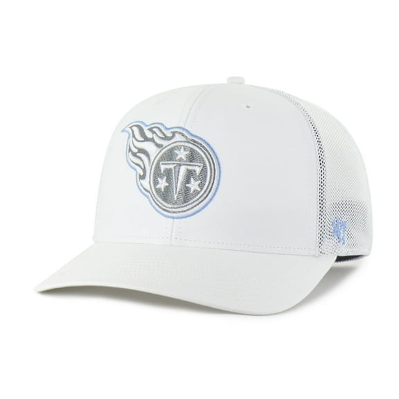 Men's '47 White Tennessee Titans Snowball Trophy Stretch Fit Hat