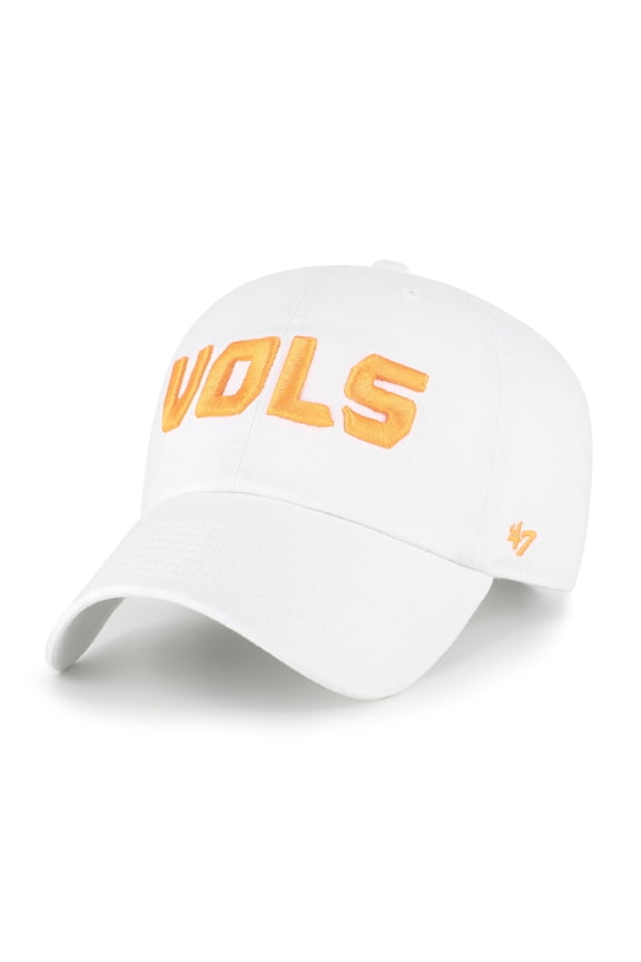 Men's '47 White Tennessee Volunteers Clean Up Adjustable Hat
