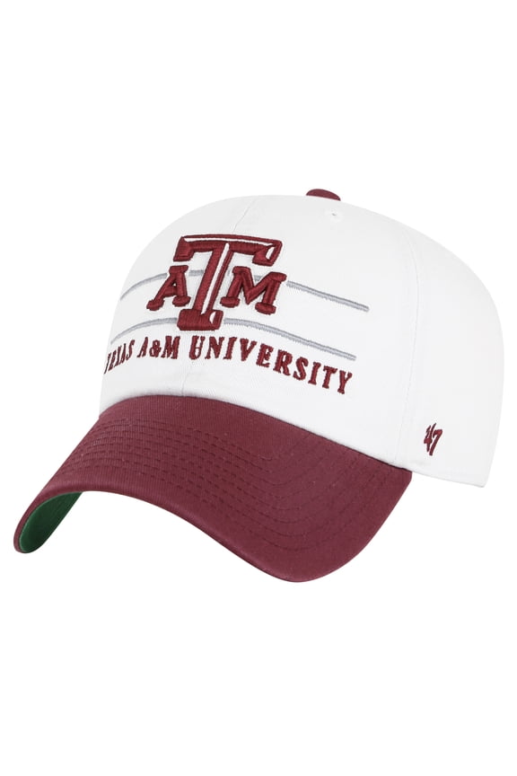 Men's '47 White Texas A&M Aggies Gridiron Clean Up Adjustable Hat