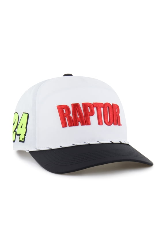 Men's '47  White William Byron Driver Hitch Rope brrr- Adjustable Hat
