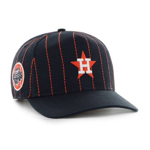 Men's '47 x Rawlings Navy Houston Astros Pinstripe Hitch Adjustable Hat
