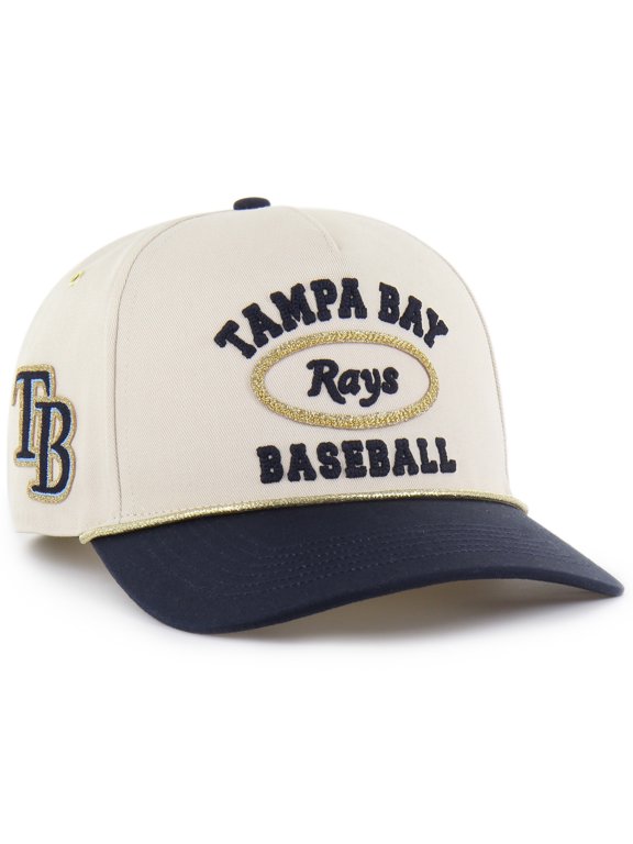 Women's Stoney Clover Lane x '47 Natural Tampa Bay Rays Glitter Rope Hitch Adjustable Hat
